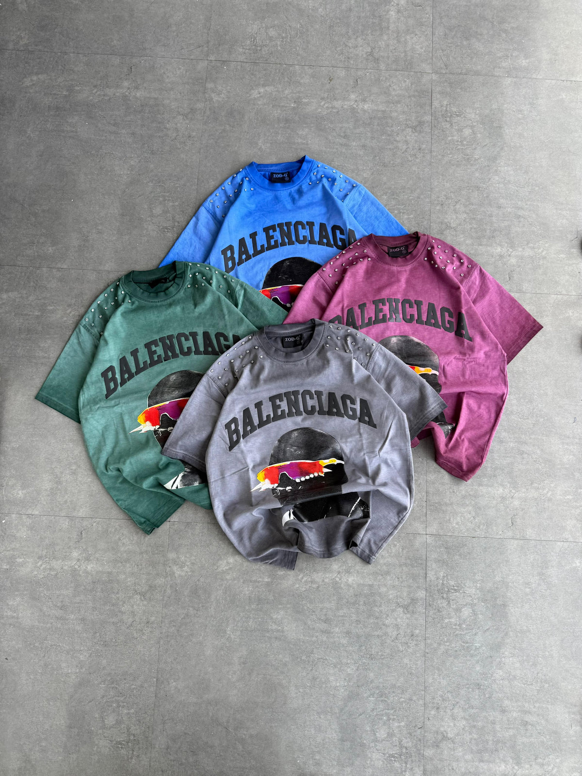 FIVE SLEEVE STONE WORK BALENCIAGA EDITION